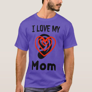 I Love My Deaf Mum ASL Sign Support Deaf 7 T-Shirt