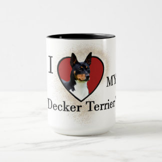 I Love My Decker Terrier Mug
