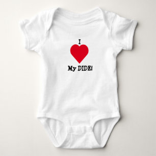 I Love My Dide! Baby Bodysuit