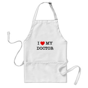 I Love My DOCTOR Standard Apron