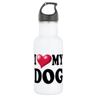 I Love My Dog 532 Ml Water Bottle
