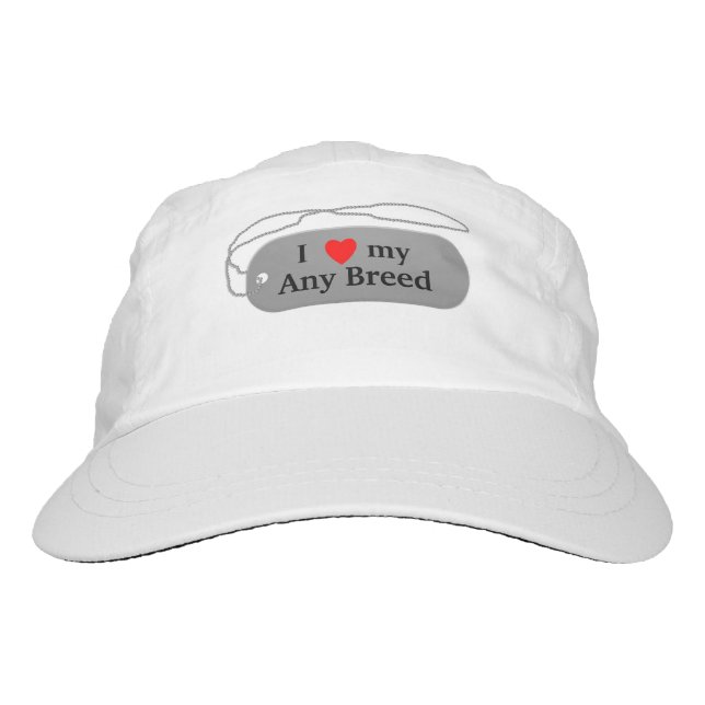 I love my dog breed hat (Front)