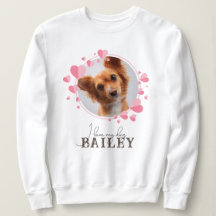 I Love My Dog / Cat Quote with Custom Photo & Name