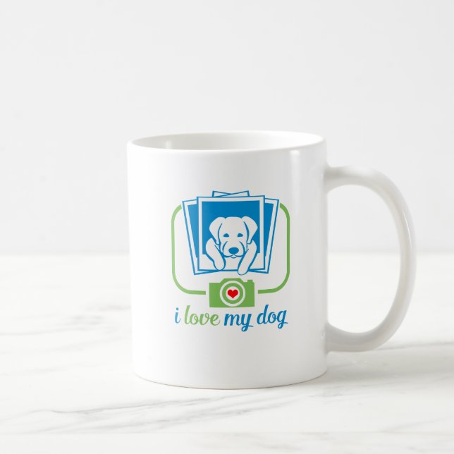 i love my dog coffee mug (Right)