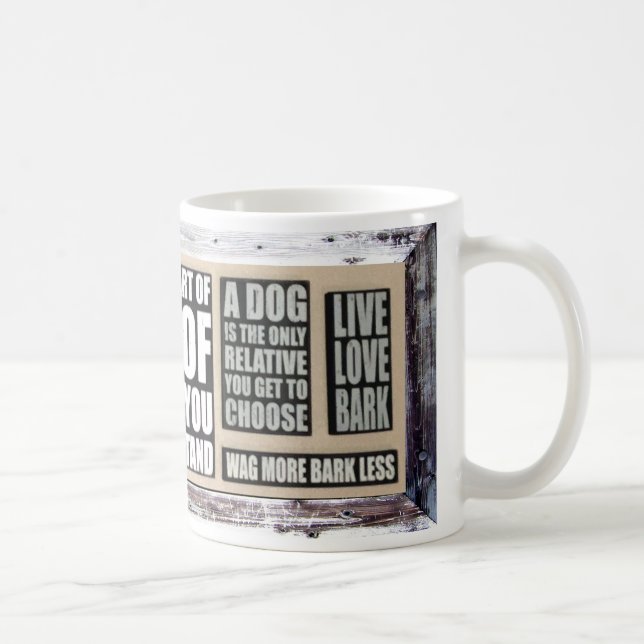 I Love My Dog Coffee Mug (Right)