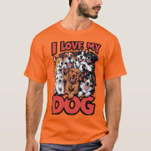 I Love My Dog Concept Graphic Design