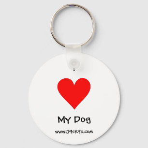 I love my dog Keychain