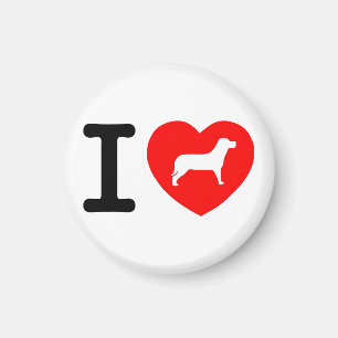 I Love My Dog Magnet