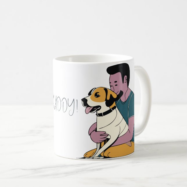 I Love My Dog - Male Edition 2 Coffee Mug (Front Right)