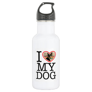 I Love My Dog Personalised 532 Ml Water Bottle