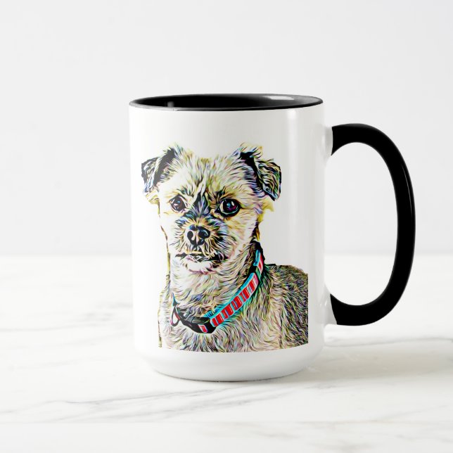 I Love my Dog Personalised Coffee Mug (Right)
