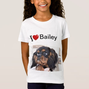 I Love My Dog personalised photo T-Shirt