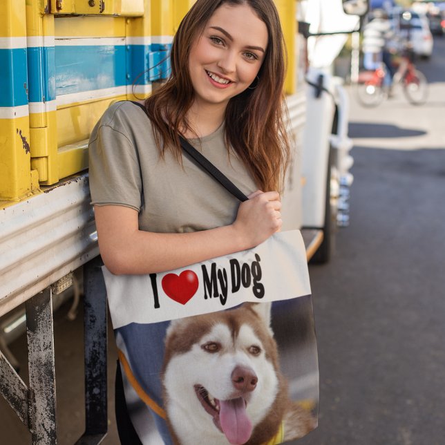 I Love My Dog photo   Tote Bag (Creator Uploaded)