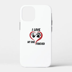 I love my dog throw pillow iPhone 12 mini case