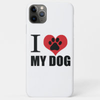 I love my dog throw pillow
