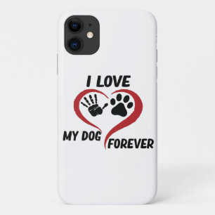 I love my dog throw pillow iPhone 11 case