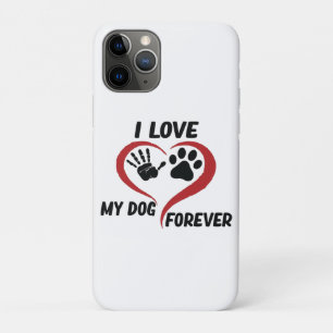 I love my dog throw pillow iPhone 11 pro case