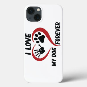 I love my dog throw pillow iPhone 13 case