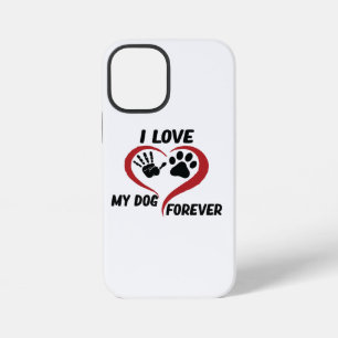 I love my dog throw pillow iPhone 12 mini case