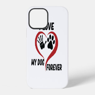 I love my dog throw pillow iPhone 12 case