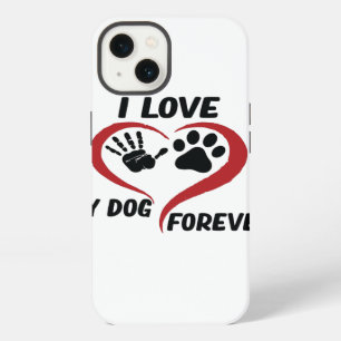 I love my dog throw pillow iPhone 13 case
