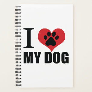 I love my dog throw pillow planner
