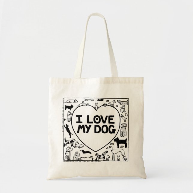 I Love My Dog - Tote Bag (Front)