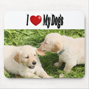 I Love My Dogs photo  Mouse Mat