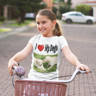 I Love My Dogs photo T-Shirt