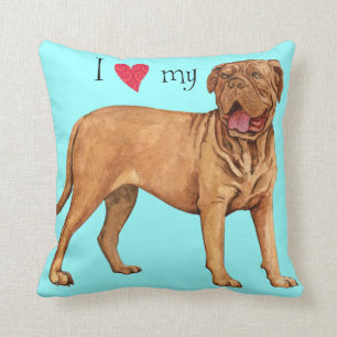 I Love my Dogue de Bordeaux Cushion