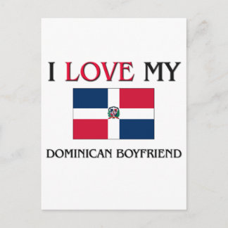 I Love My Dominican Boyfriend Postcard