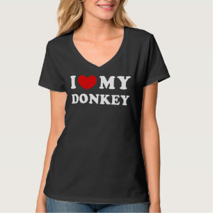 I Love My Donkey, I Heart My Donkey T-Shirt