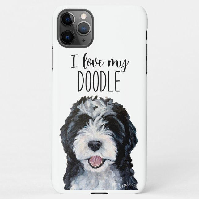 I love my Doodle iPhone Case (Back)