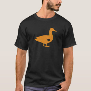 I Love My Duck Crazy Orange Ducks Fowl Farmer T-Shirt