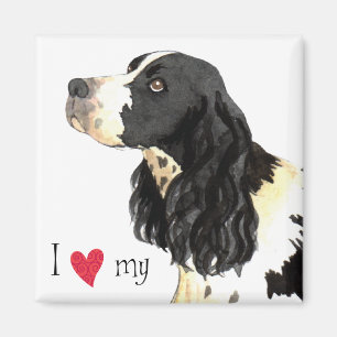 I Love my English Springer Spaniel Magnet