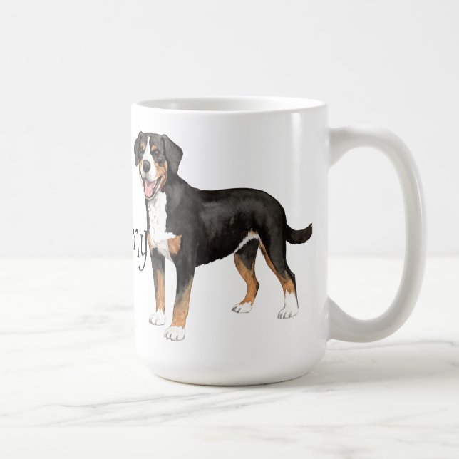 I Love my Entlebucher Coffee Mug (Right)