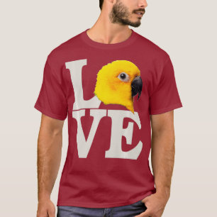 I Love My Exotic Bird - Yellow Parrot Macaw T-Shirt