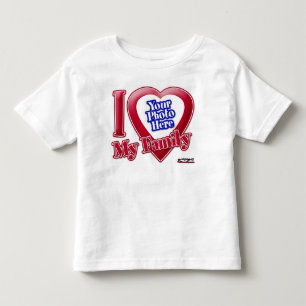 I Love My Family - Photo Toddler T-Shirt