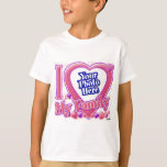 I Love My Family pink/purple - photo T-Shirt<br><div class="desc">I Love My Family pink/purple - photo Add your favourite photo to this t-shirt design!</div>
