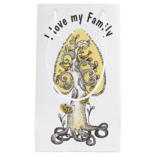 I love my family small gift bag