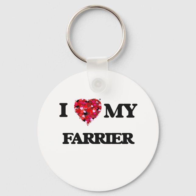 I love my Farrier Key Ring (Front)