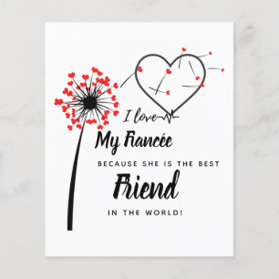 I Love My fiancée - Personalised Best Friend Cute