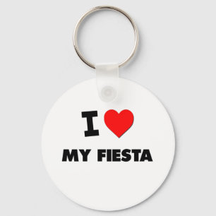 I Love My Fiesta Key Ring