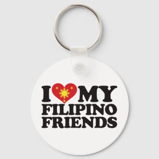 I Love My Filipino Friends Key Ring