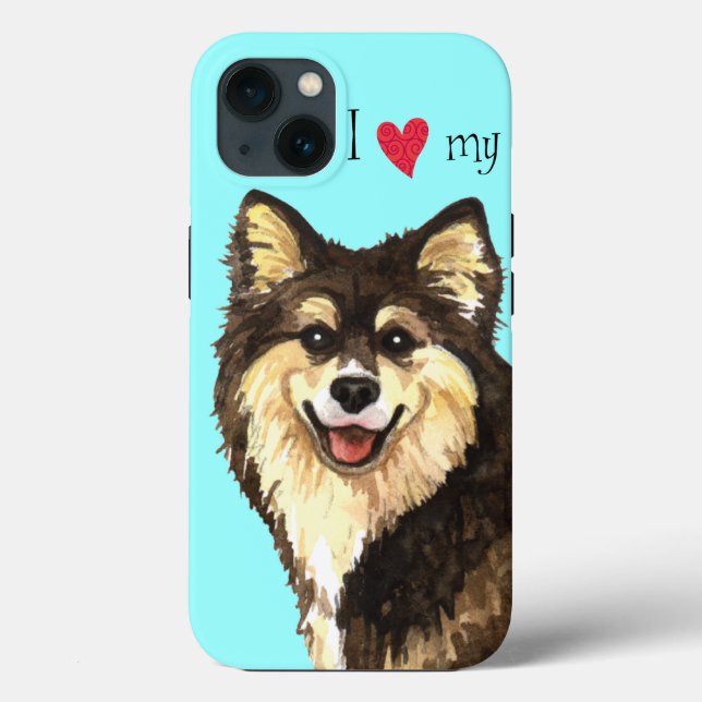 I Love my Finnish Lapphund Case-Mate iPhone Case (Back)