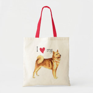 I Love my Finnish Spitz Tote Bag