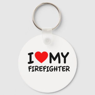 I love my firefighter key ring