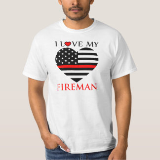 I Love My Fireman - Firefighter Women's T-Shirt