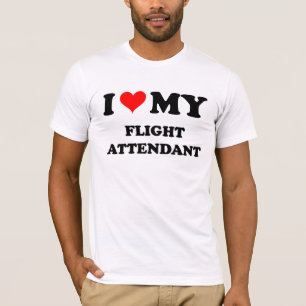 I Love My Flight Attendant T-Shirt