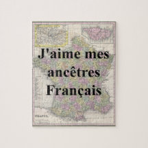 I love My French Ancestors | Custom Puzzle